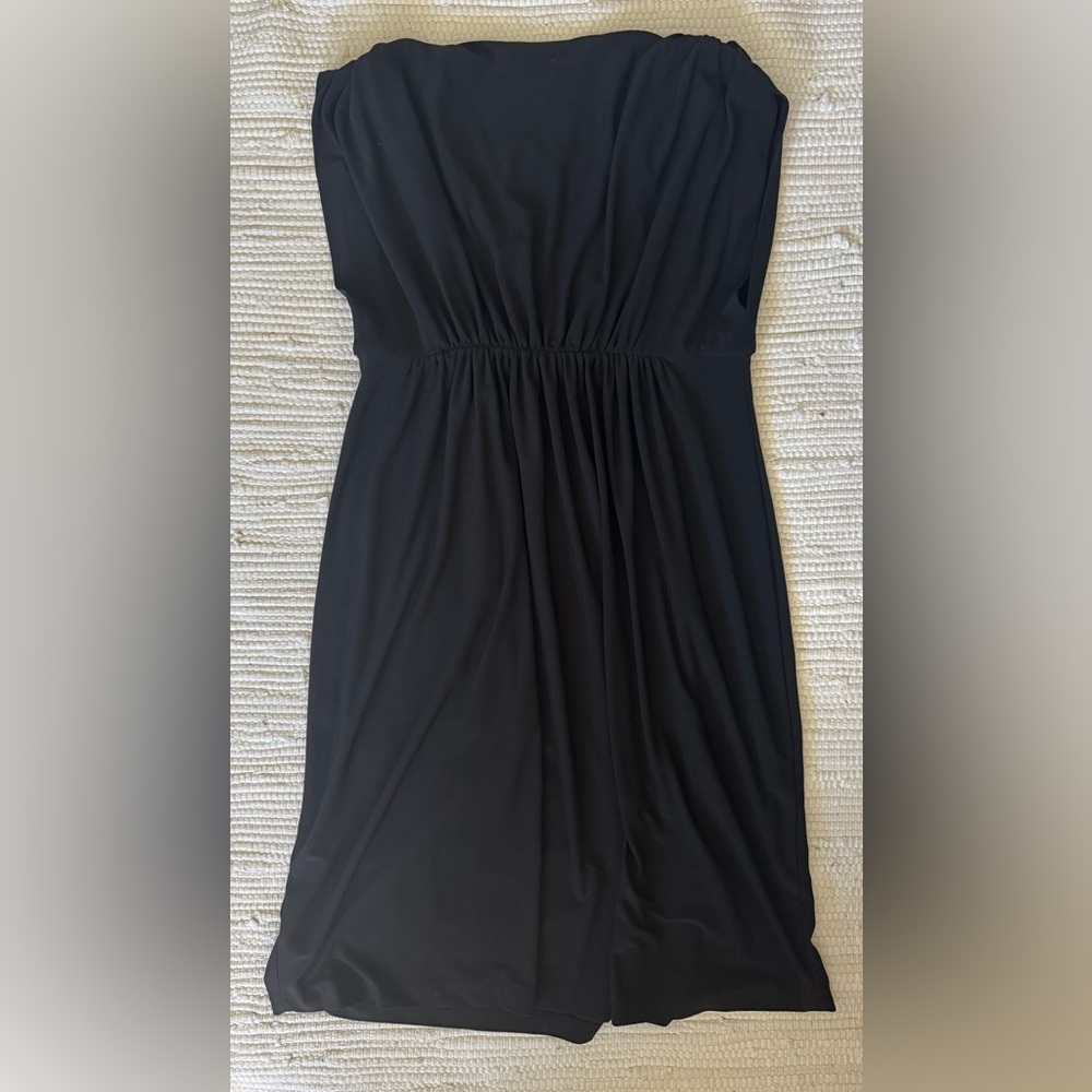 NORMA KAMALI Stretch Draped Grecian-Style Women's Dress - Picture 5 of 5